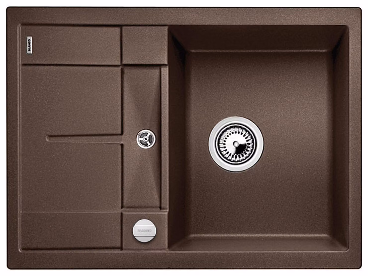 Blanco METRA 45 S lavello 680 x 500 mm cafe 519581