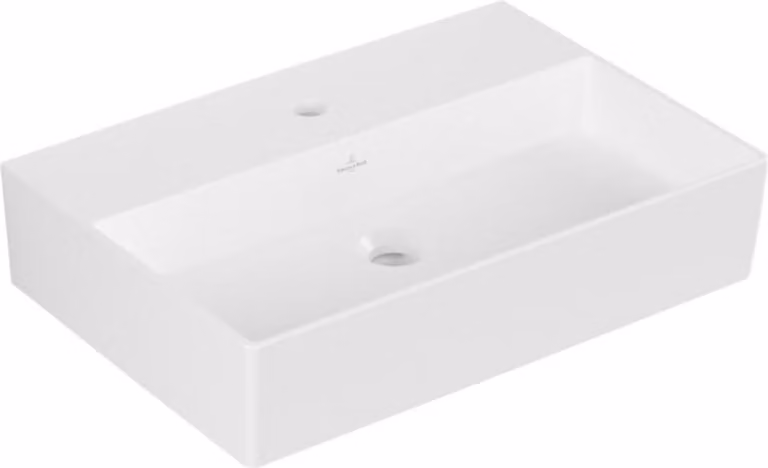 Villeroy & Boch Memento 2.0 lavabo mural, 1 trou pour robinet, sans trop-plein, poli, 600x420mm, 4A226LRW, 4A226LRW