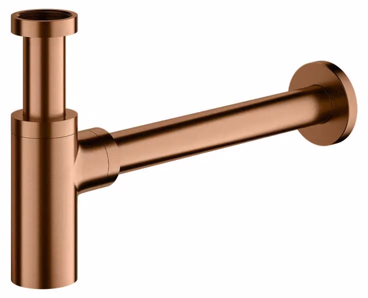 Omnires TRAP A186CPB sifone lavabo, rame spazzolato