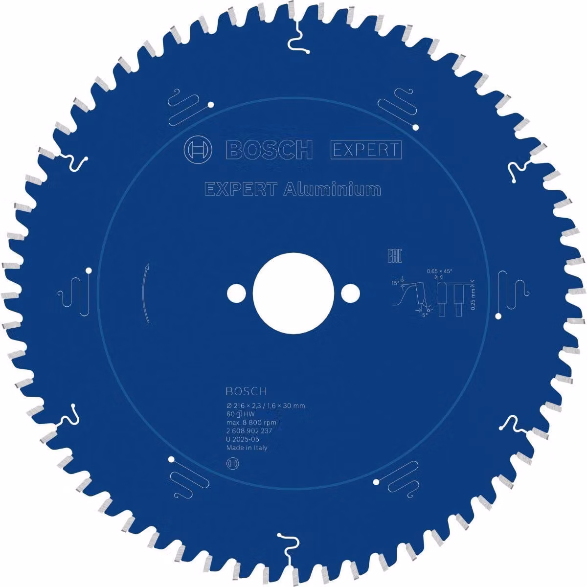 Lama circolare Bosch EXPERT per alluminio, 216x30 mm, Z60