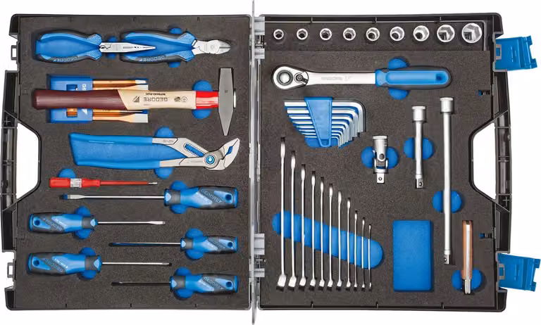 Set di utensili TOURING, 49 pezzi + valigetta Gedore | 4010886660072