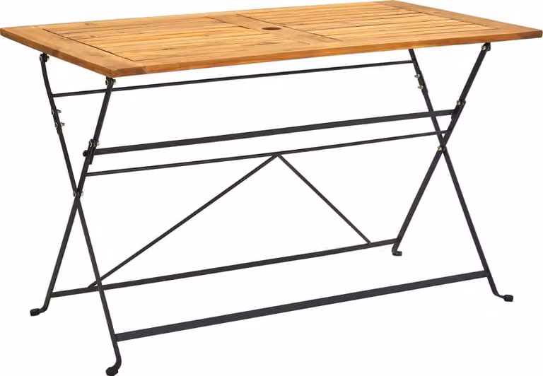 Maison Exclusive - Tavolo da giardino pieghevole 120x70x74 cm in legno massello di acacia