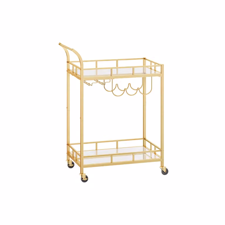 Carrello Cucina Portavivande, Dorato
