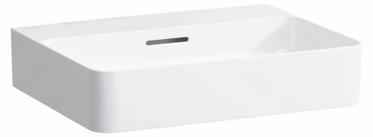LAUFEN VAL lavabo, encastré, sans trou pour robinet, avec trop-plein, 550x420mm, H8102824001091, H8102824001091