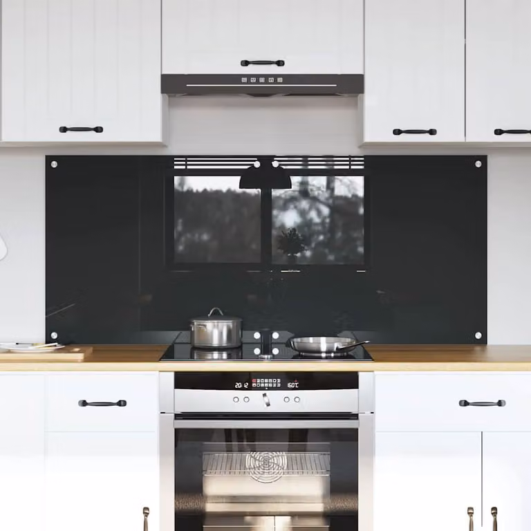 Set di 2 schienali da cucina vidaXL colore grigio, L: 70 cm, H: 60 cm