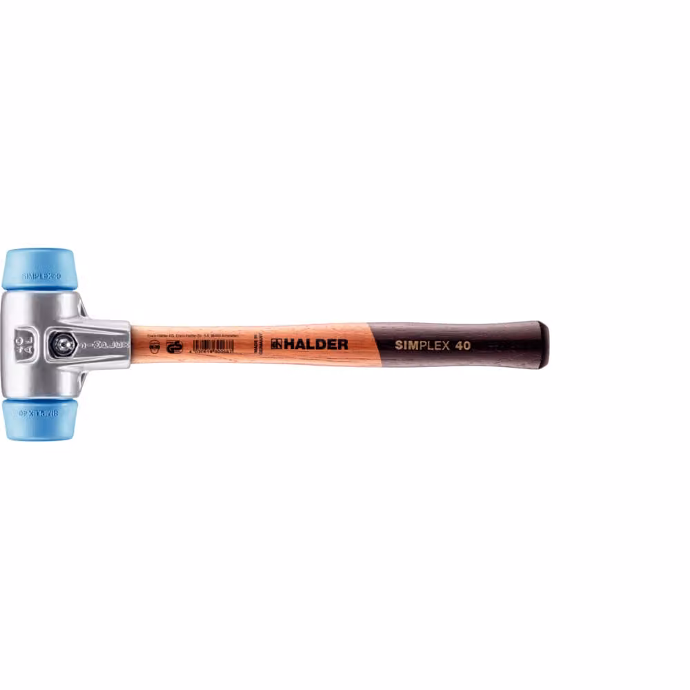 Mazza SIMPLEX soft-face, TPE-soft; con alluminio..