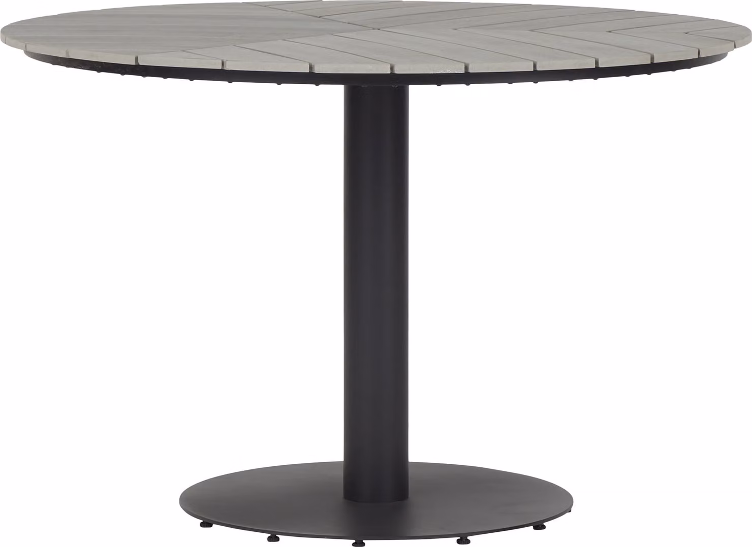 Tavolo da giardino Hector Ø110 cm grigio.
