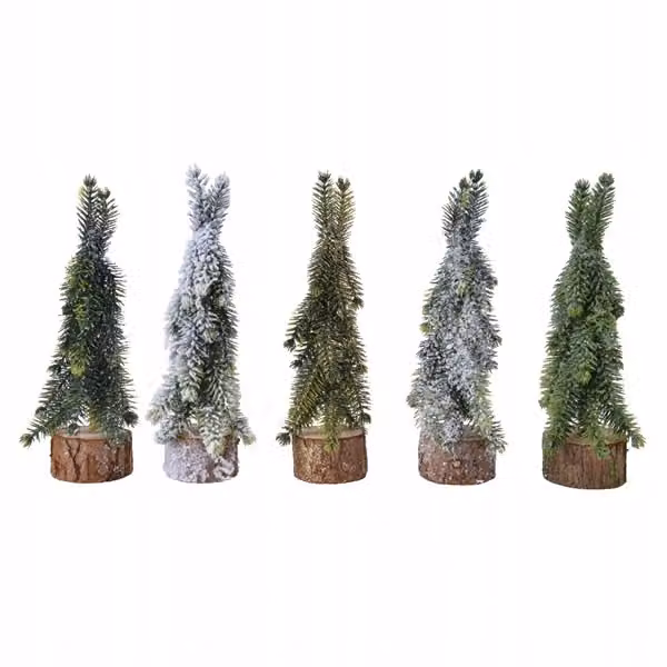 Albero di Natale su un tronco 20 cm
