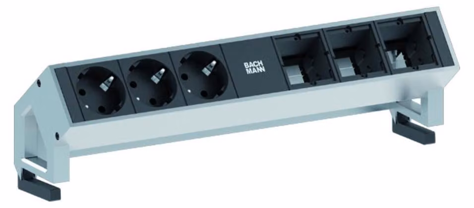 BACHMANN DESK2 3x contatto di terra 3x ABD GST18 Inox