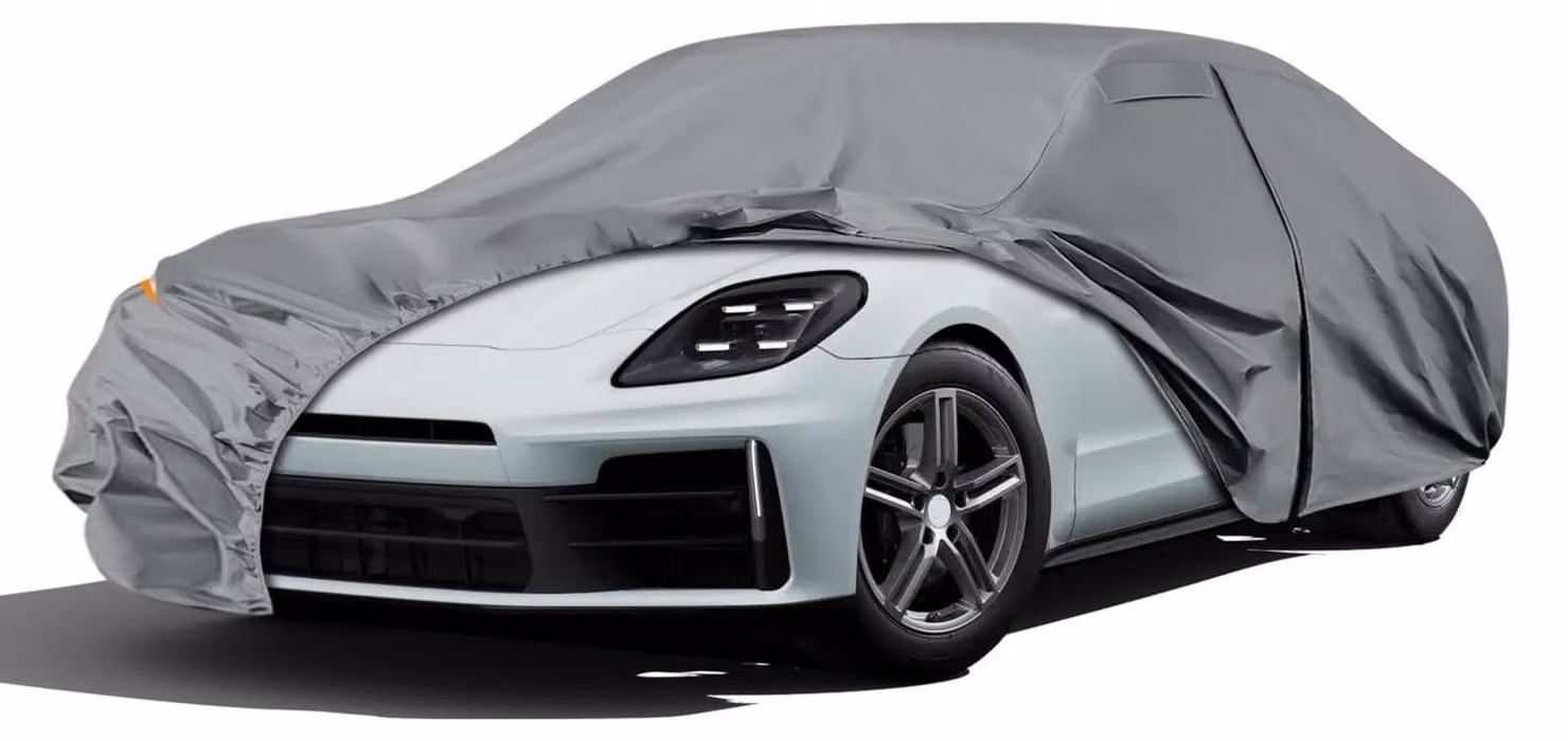 Copertura impermeabile per auto, adatta a Porsche Panamera dal 2014 al 2025, adatta a tutte le condizioni atmosferiche, colore grigio