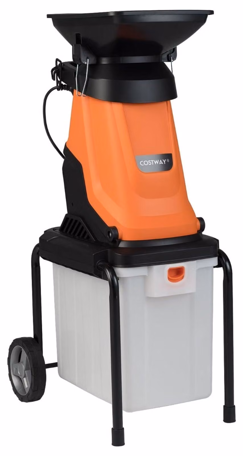 Biotrituratore elettrico da giardino, 3000 W, contenitore di raccolta da 50 litri