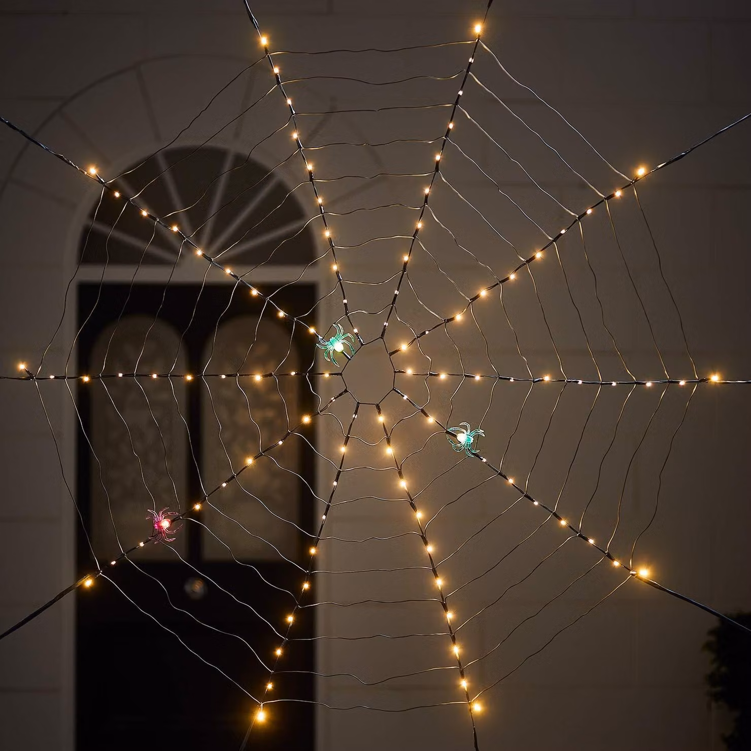 Rete di Halloween con 100 LED, 115 cm, con timer, grado di protezione IP44