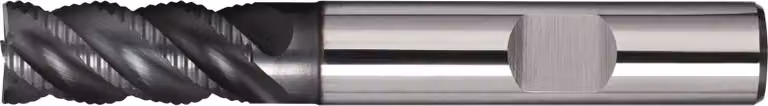 Fresa a gambo DIN 6527 L tipo NR-UNI Diametro nominale 16 mm Lunghezza utile 40 mm VHM TiAlN DIN 6535 HB Numero di taglienti 4 lunghi