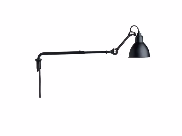 N°203 Lampada da Parete - Nero Satin