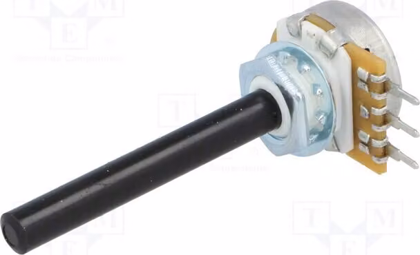 1 x Potenziometro: 20%, 6 mm, 470 kΩ, 1 giro, 0,4 W, a foro passante (THT). Potenziometro a un giro
