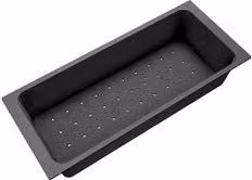 Vaschetta lavello (18x42,3cm) forata CUBE Nero VAS70ON