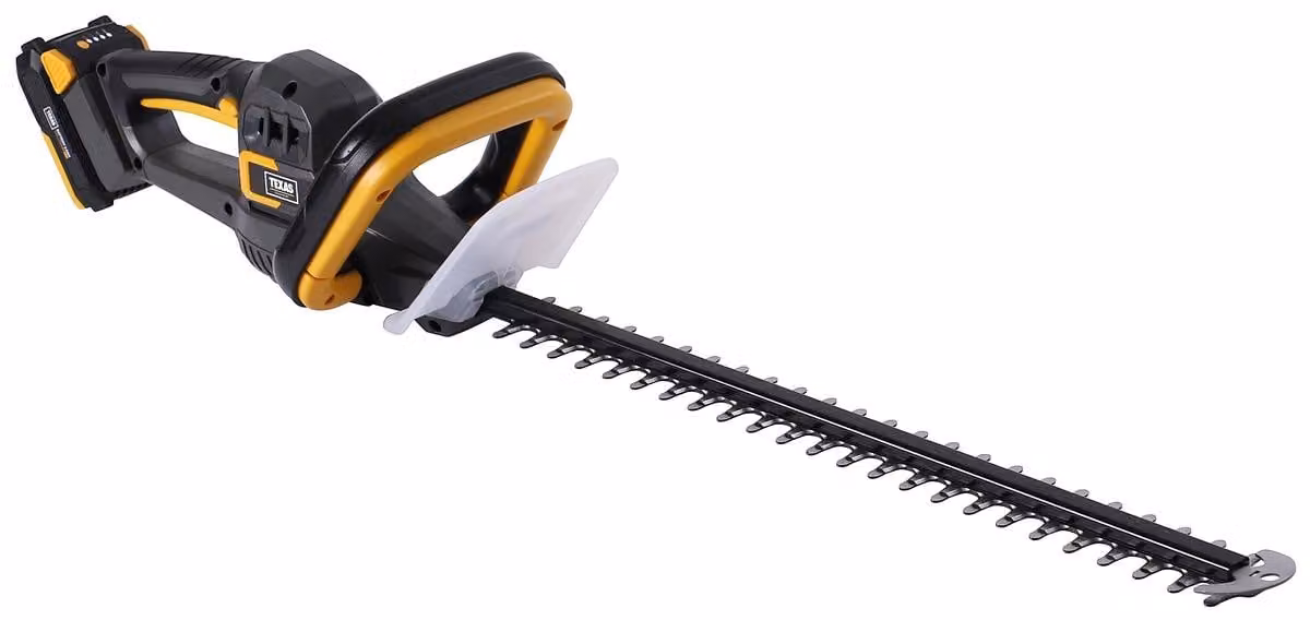 Tagliasiepi a batteria TEXAS HTX2000 da 52 cm, 20 V, con batteria e caricabatterie inclusi