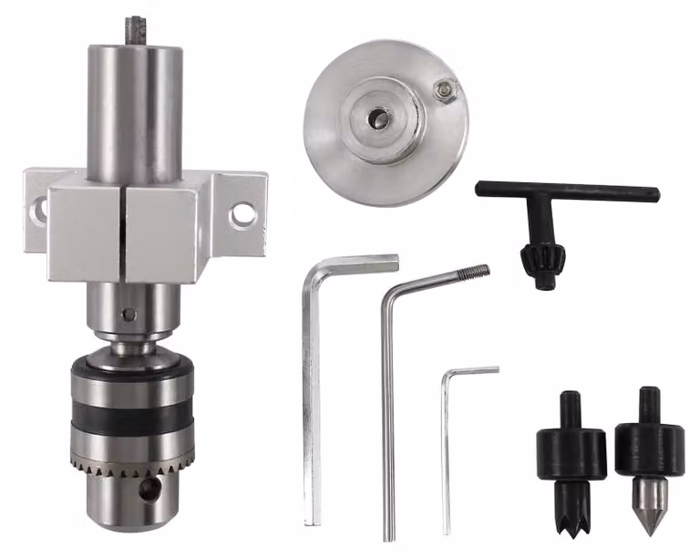 Mandrino multifunzione con morsetto per mini-tornio