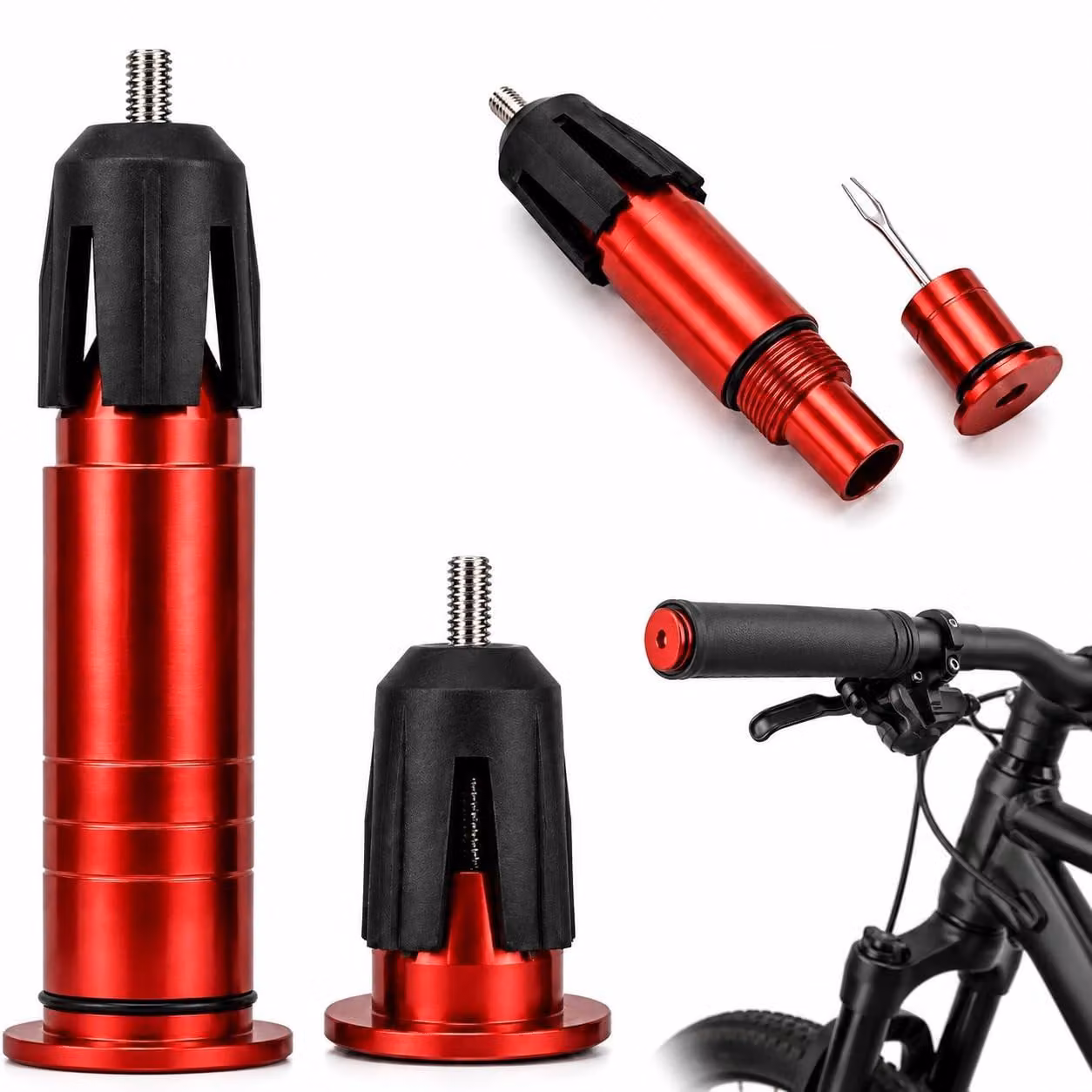 Kit di manutenzione per pneumatici tubeless con attrezzi di riparazione