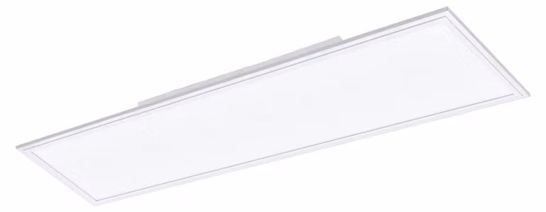 Plafoniera Moderna Salobrena 1 Alluminio Bianco Led Integrato 33W