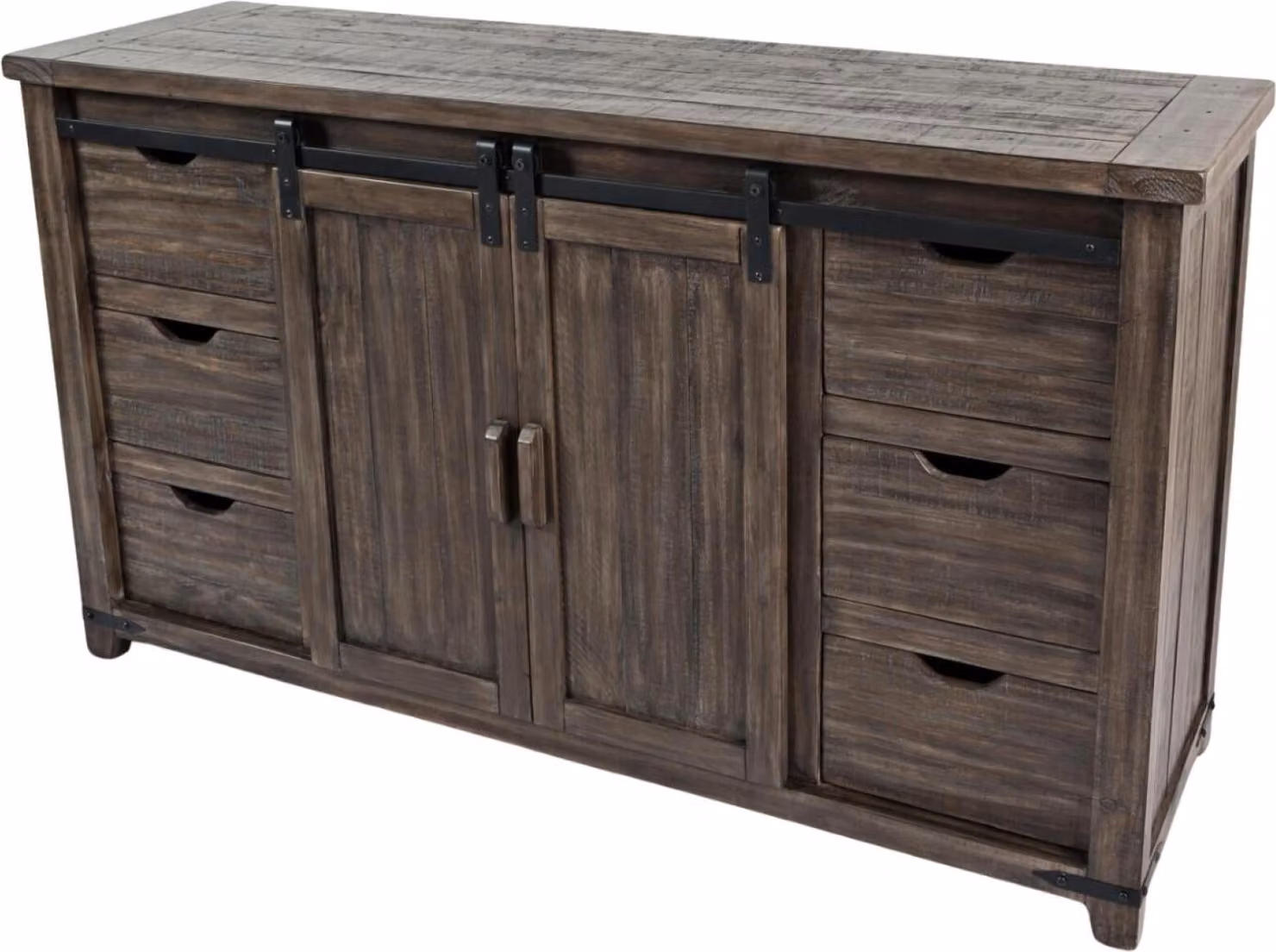 FURNLUX Credenza Avola Brown 153cm / Colore principale: Brown / Dimensioni: 153 x 89 x 46 cm