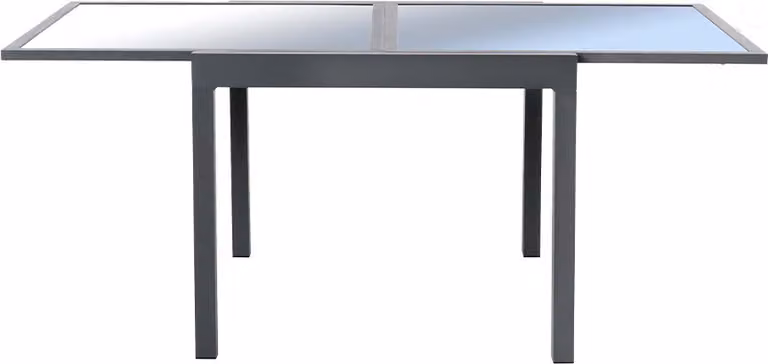 HOME DELUXE - Tavolo da giardino VERANO - allungabile rapidamente 90 - 180 cm, alluminio