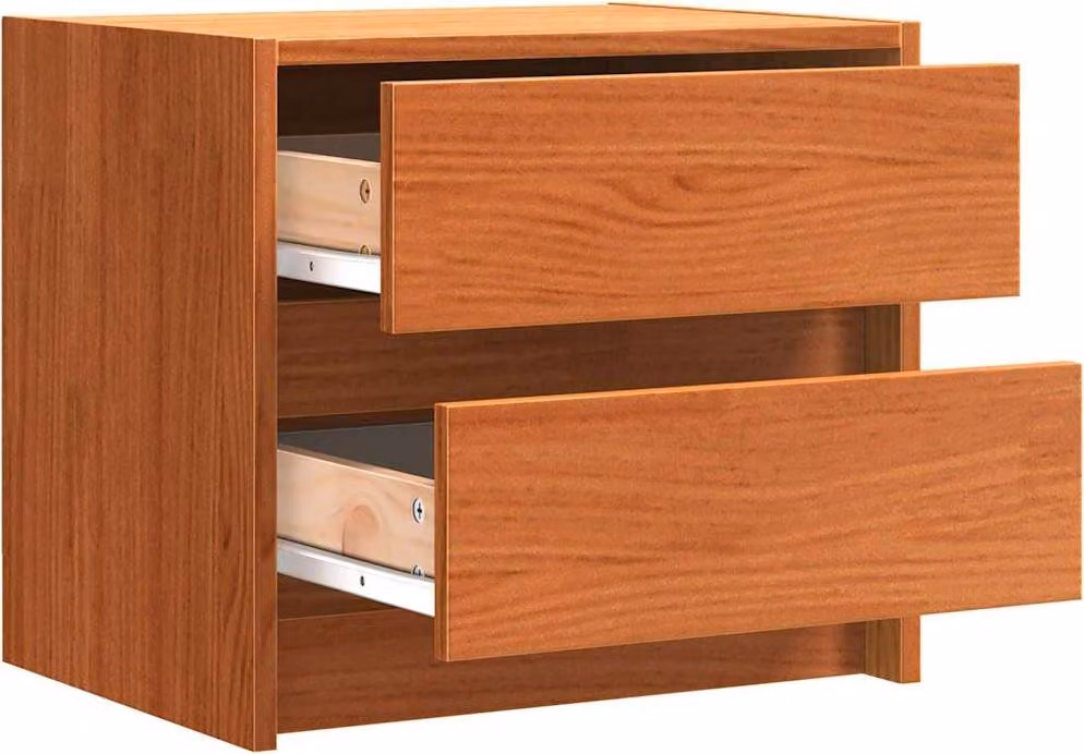Comodini Marrone cerato 40 x 30.5 x 35.5 cm Legno di pino