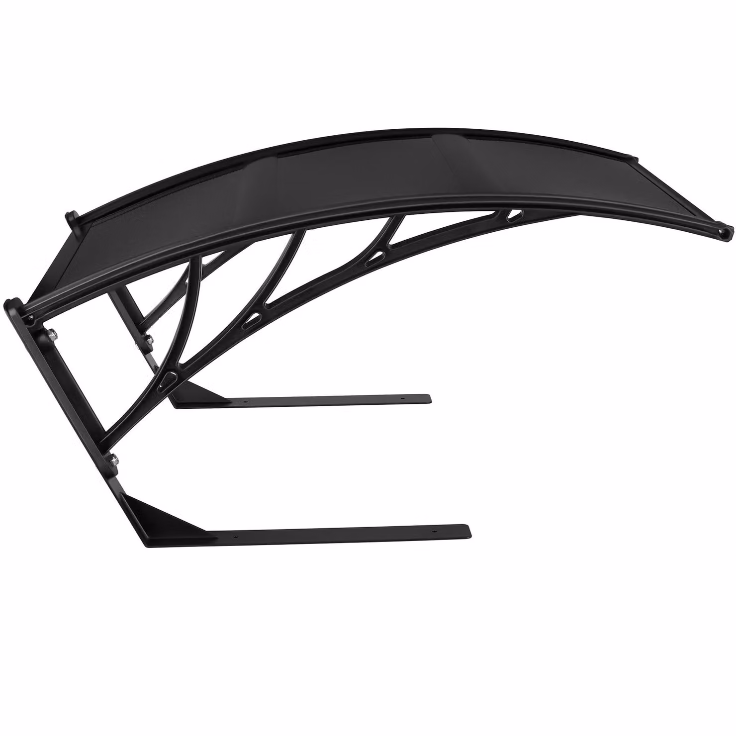 Garage per robot tosaerba tectake nero, resistente alle intemperie, L: 81 cm, P: 100 cm, H: 48 cm – 4