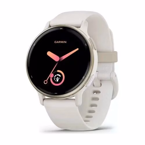 Smartwatch Garmin Vivoactive 5 con display AMOLED, colore Avorio e Oro, compatibile con iOS e Android – 2