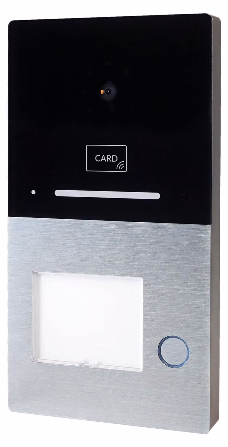 Sistema di videocitofono - Schermo touchscreen da 7 pollici - Alloggiamento in alluminio - Tecnologia RFID - Controllo accessi
