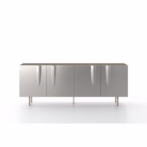 Madia Aura con ante in vetro specchio curvato Target Point