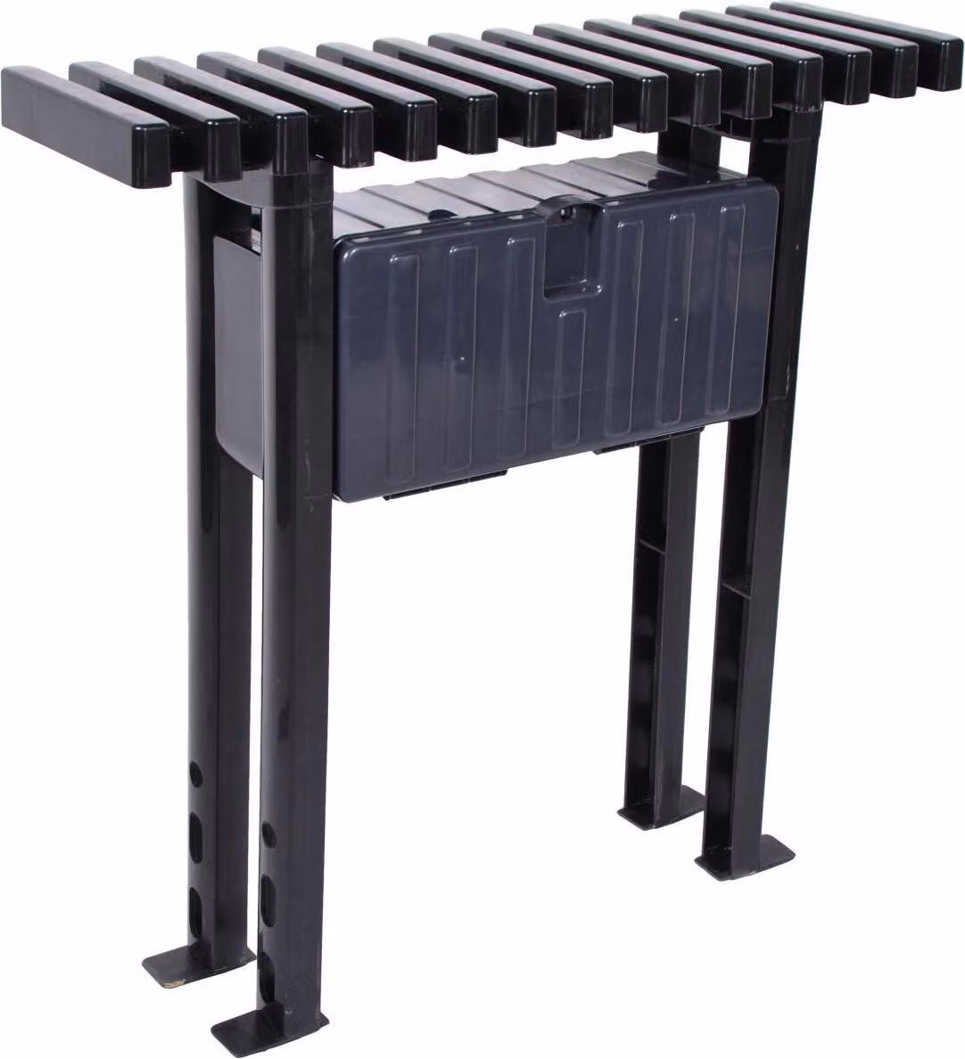 Panca per tombe cimiteriali con contenitore 80x78 cm
