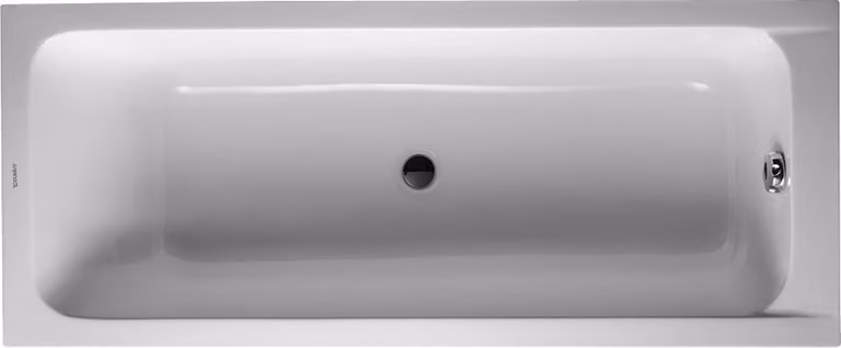 Duravit vasca da incasso D-CODE rettangolare, scarico centrale, bianco 170 x 70 x 42 cm