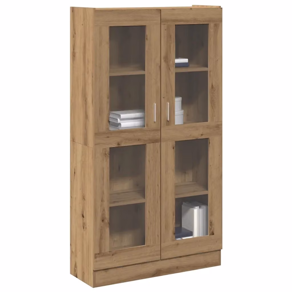 Credenza Artisan in legno ingegnerizzato Rovere, colore marrone, L: 82,5 cm, P: 30,5 cm, H: 150 cm – 2