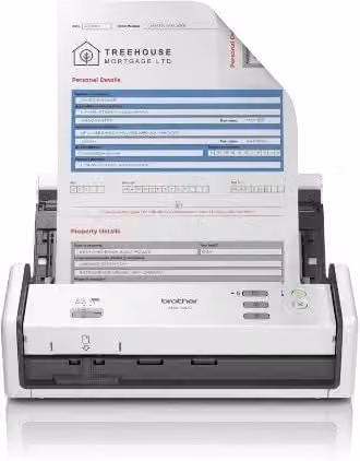 Scanner Brother ADS-1300 Bianco con ADF e risoluzione 600 x 600 dpi via USB-C
