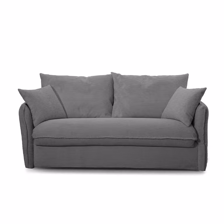 Calicosy - Divano letto 3 posti in velluto a coste L185 cm - MIKA