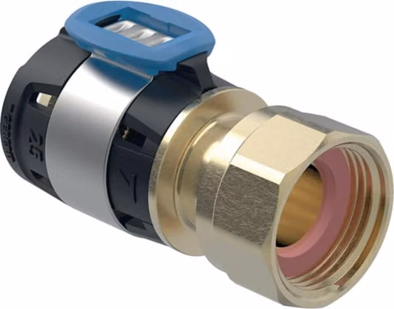 Geberit FlowFit transizione con dado per raccordo SiBr d20-G1 1/2