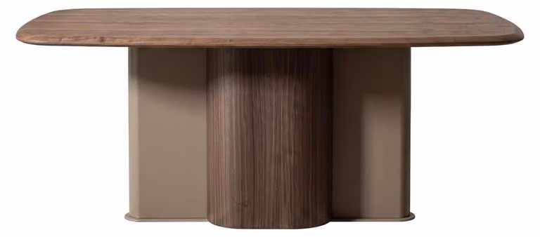 Tavolo da pranzo moderno in legno, ideale per arredare una sala da pranzo elegante e