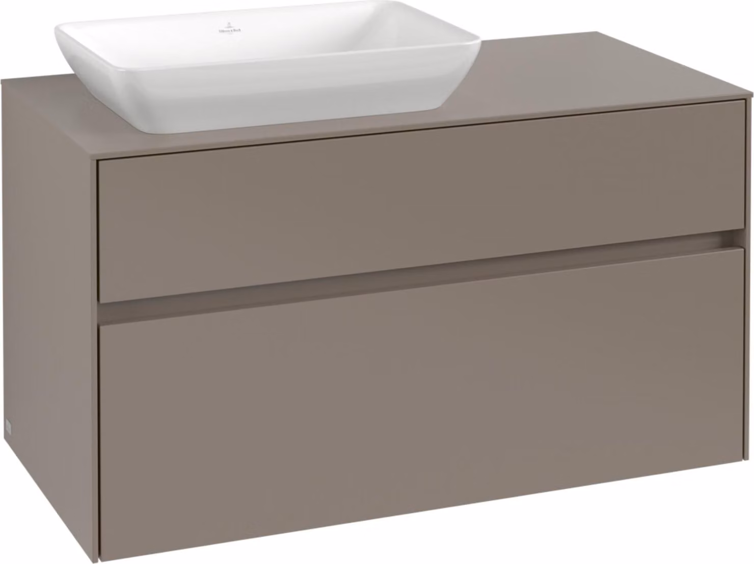 V&B Collaro, mobiletto 100x54,8x50cm, WT l, LED 7,3 W, cashm Gr