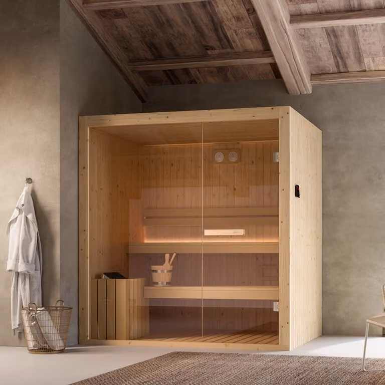 Sauna Nuvola Open Glass 1989