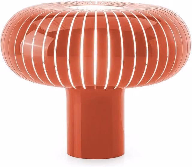 Kartell Teresa Lampada da tavolo LED dimmabile in plastica rossa