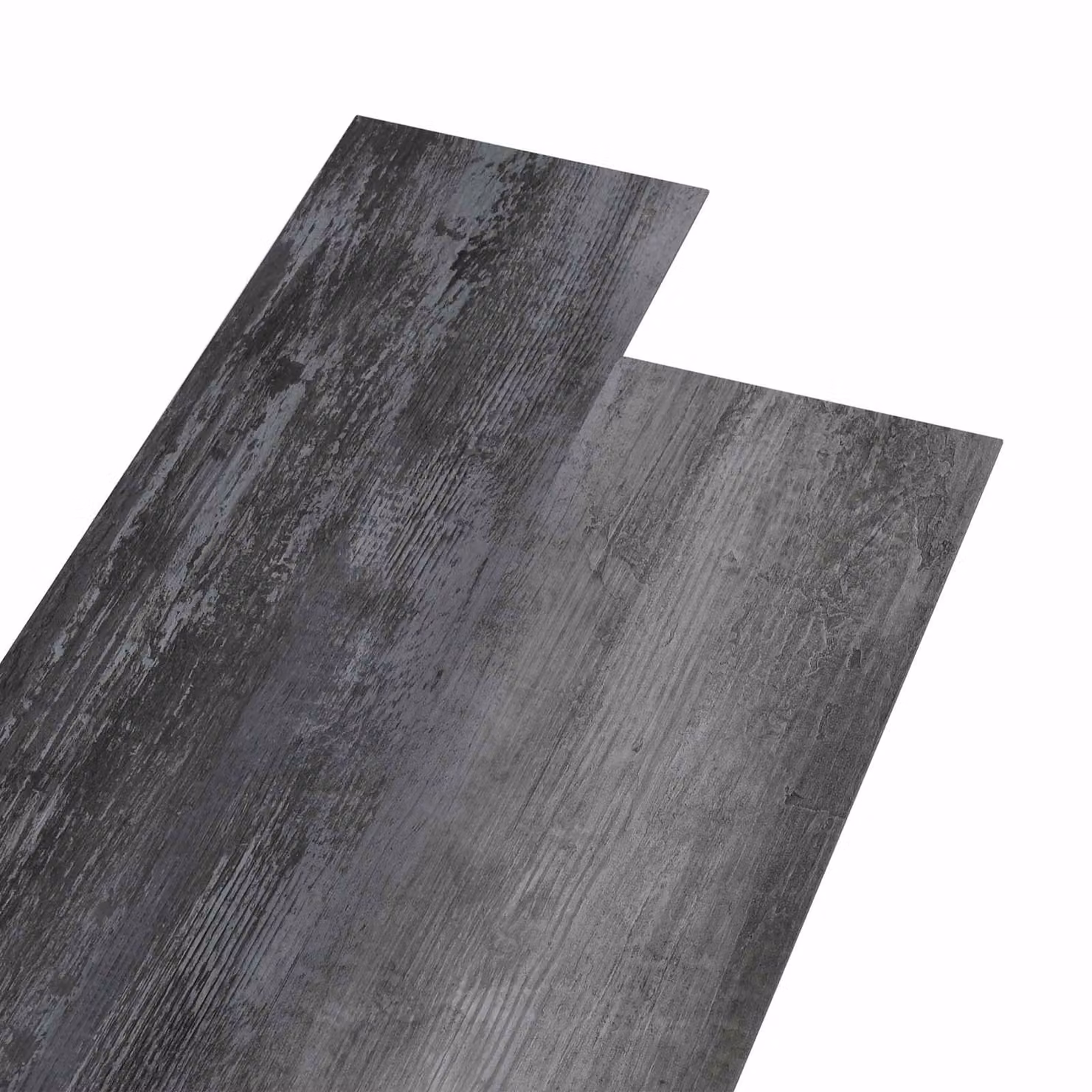 Listello per pavimentazione autoadesivo vidaXL effetto legno grigio, 4,46 m²