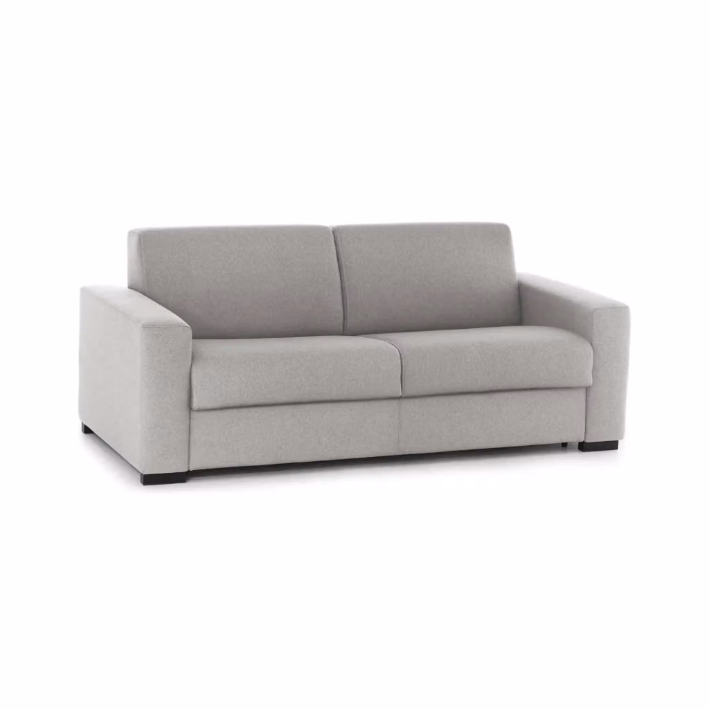 Divano a 3 posti Ayta TALAMO ITALIA in tessuto grigio con cuscini decorativi e coperture rimovibili L: 220 cm, P: 95 cm, H: 90 cm – 2