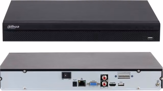 Registratore NVR Dahua 8 Canali AI 4K NVR4208-4KS3 Nero