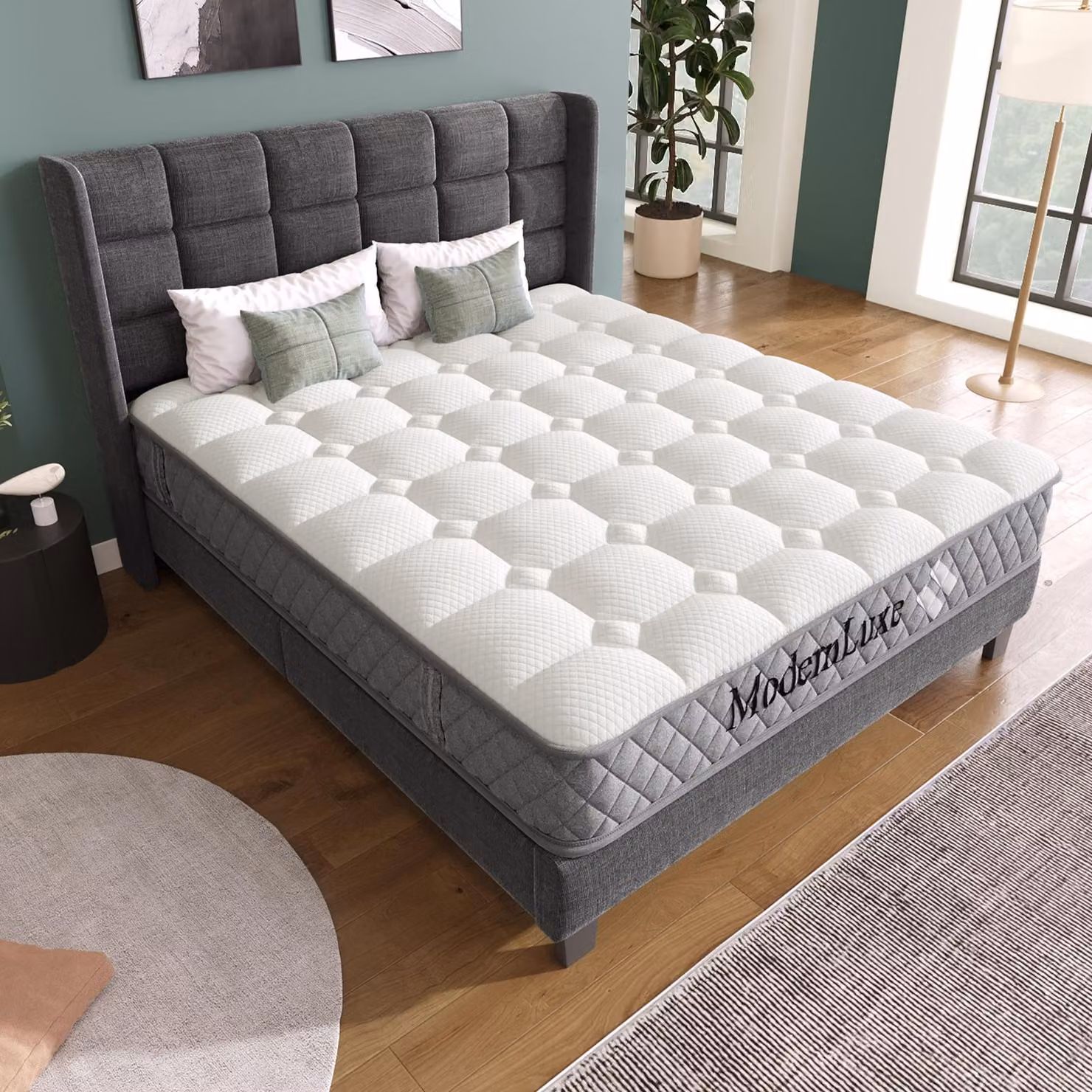 Materasso ortopedico in schiuma fredda 160x200 cm, 7 zone, H3, altezza 20 cm