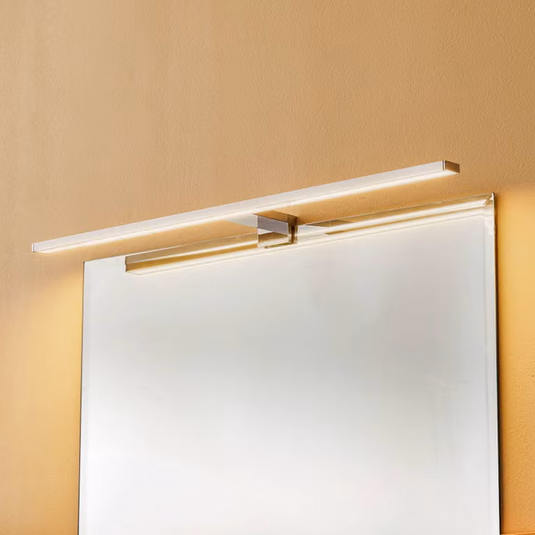 Briloner Applique da parete Dun, Cromo / Argento, Bagno, Metallo, Moderno, Applique