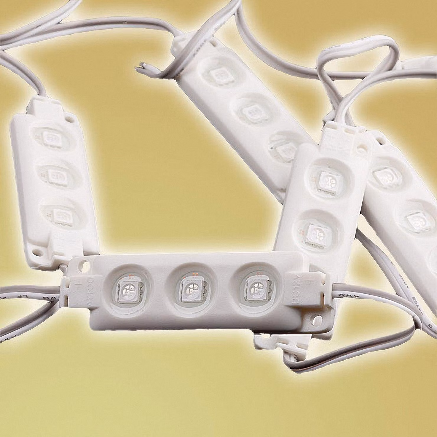 20x moduli LED 3xPower SMD LED bianco caldo impermeabile 12V