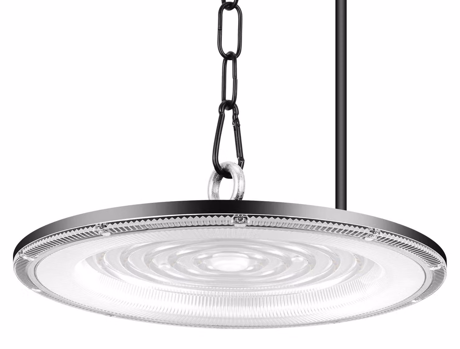 Lampada a LED industriale "UFO" - 300 W - Confezione da 2 - Alimentazione a corrente elettrica - Impermeabile - Molto luminosa - Ideale per garage e officine