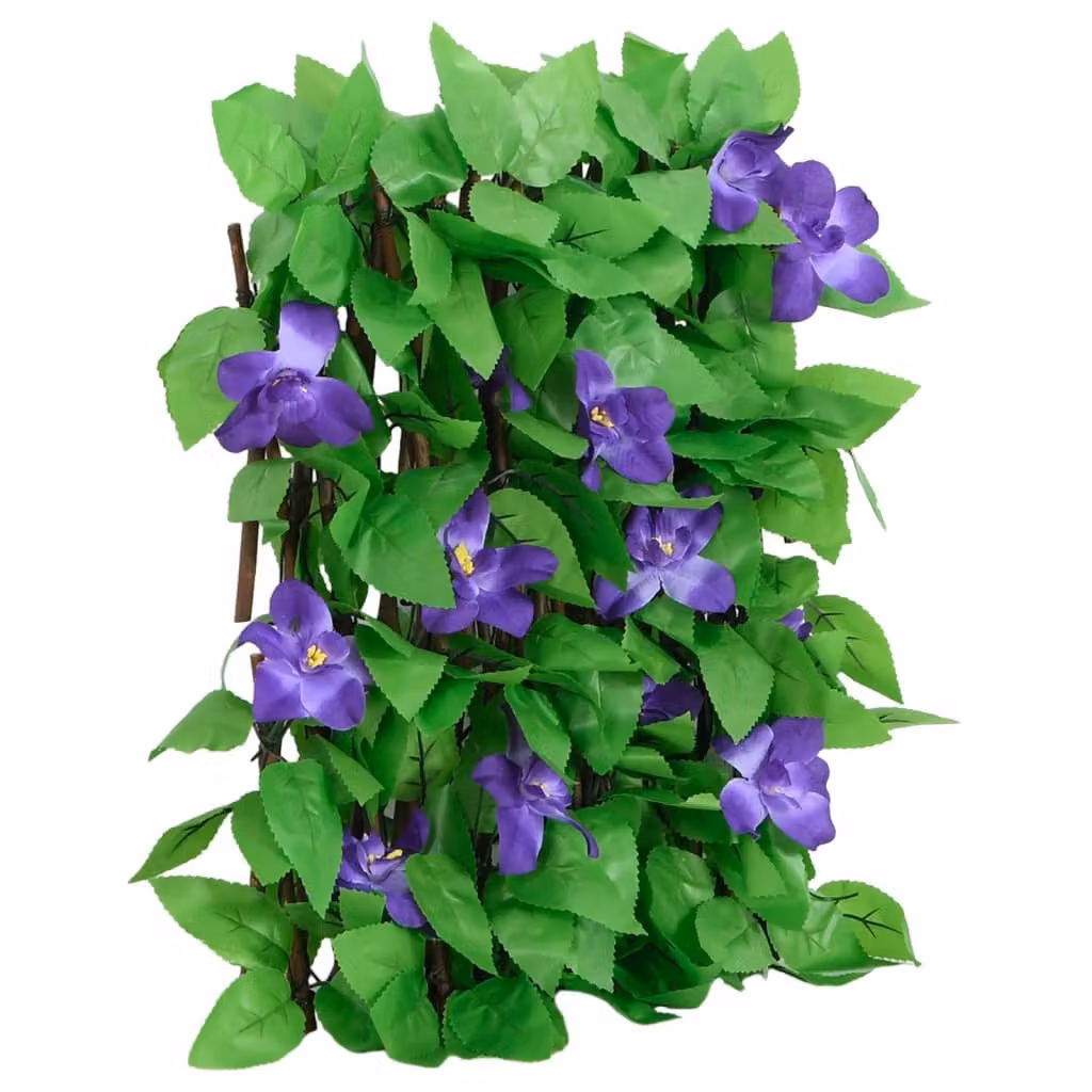 Traliccio Edera Artificiale Espandibile 5 pz Verde 180x20 cm