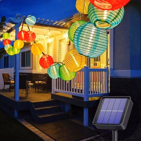 Barra luminosa a LED per esterni - 7 metri - 50 LED - 8 posizioni - Impermeabile - Per matrimoni e feste (colorata)